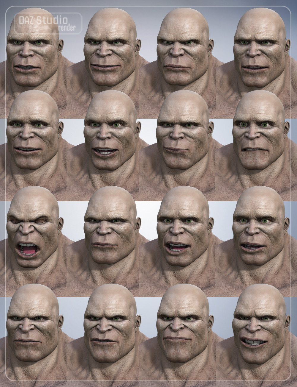 220 Emotions for Genesis by: smayAlFan, 3D Models by Daz 3D