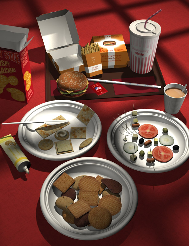 Everyday Snacks by: maclean, 3D Models by Daz 3D