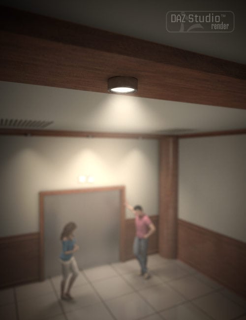 Elevator Hallway Elevator Hallway by: , 3D Models by Daz 3D