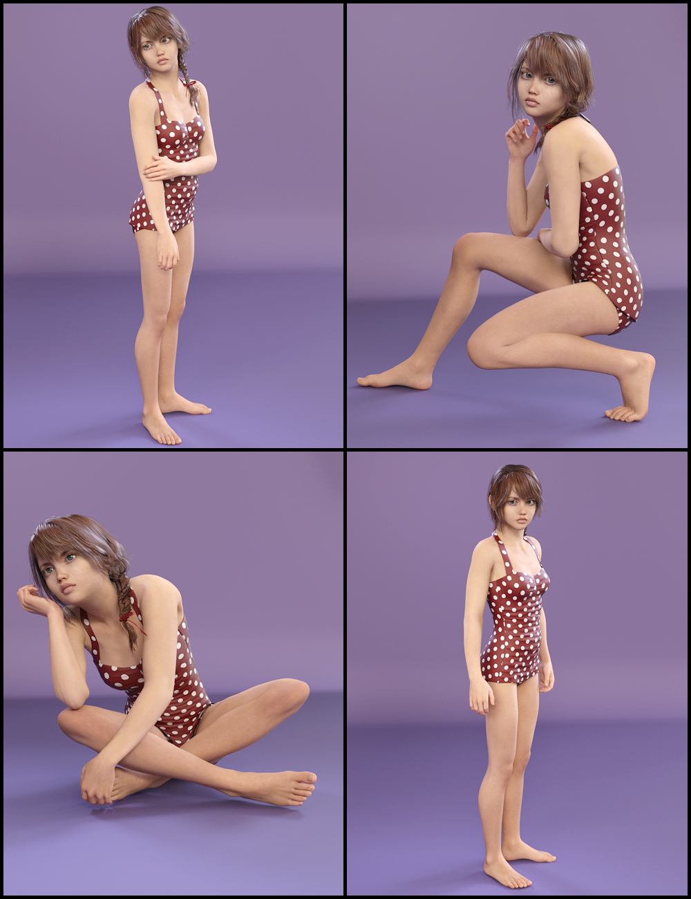Everyday Poses for Josie by: Diane, 3D Models by Daz 3D