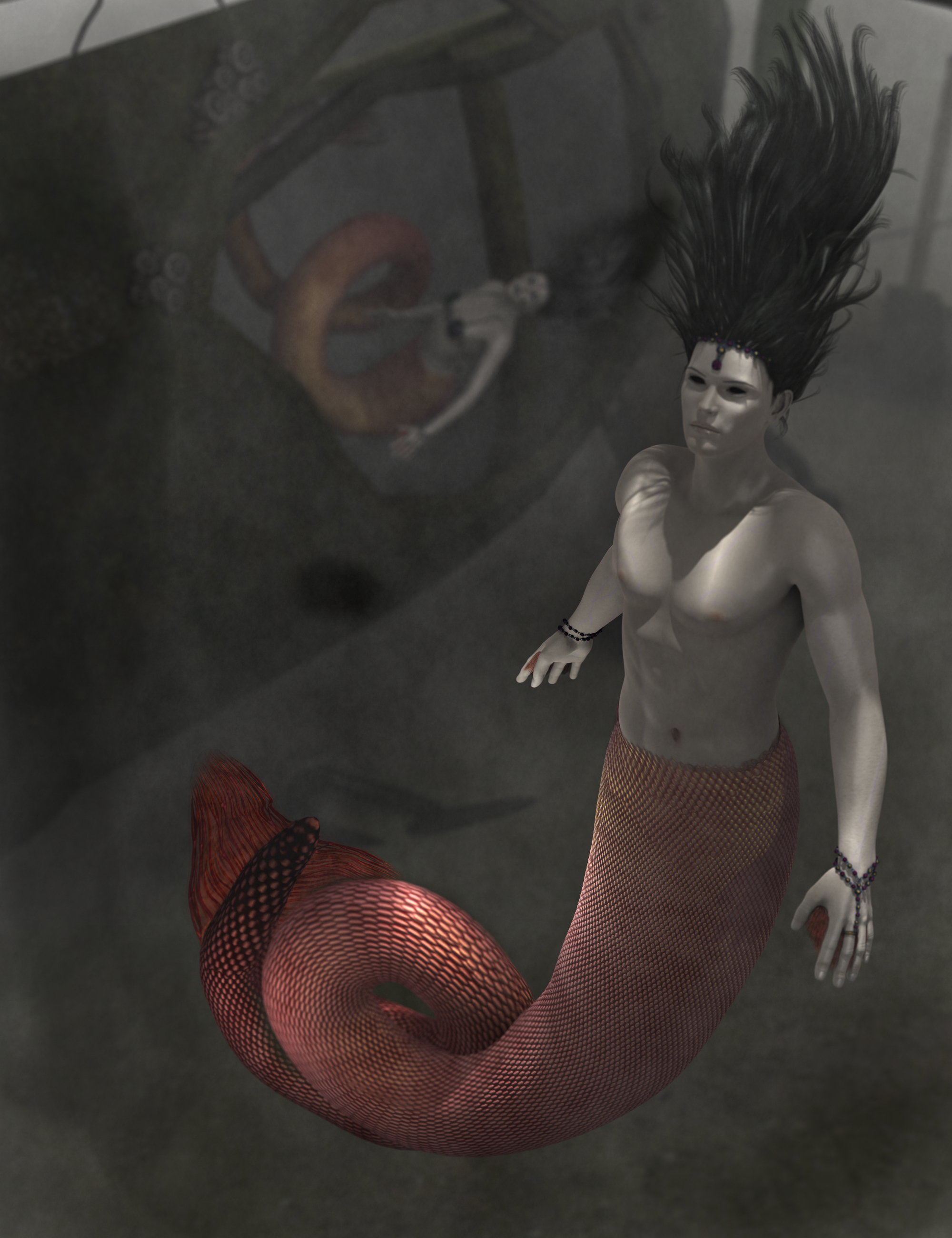 Mermaid Genesis by: SickleyieldFuseling, 3D Models by Daz 3D