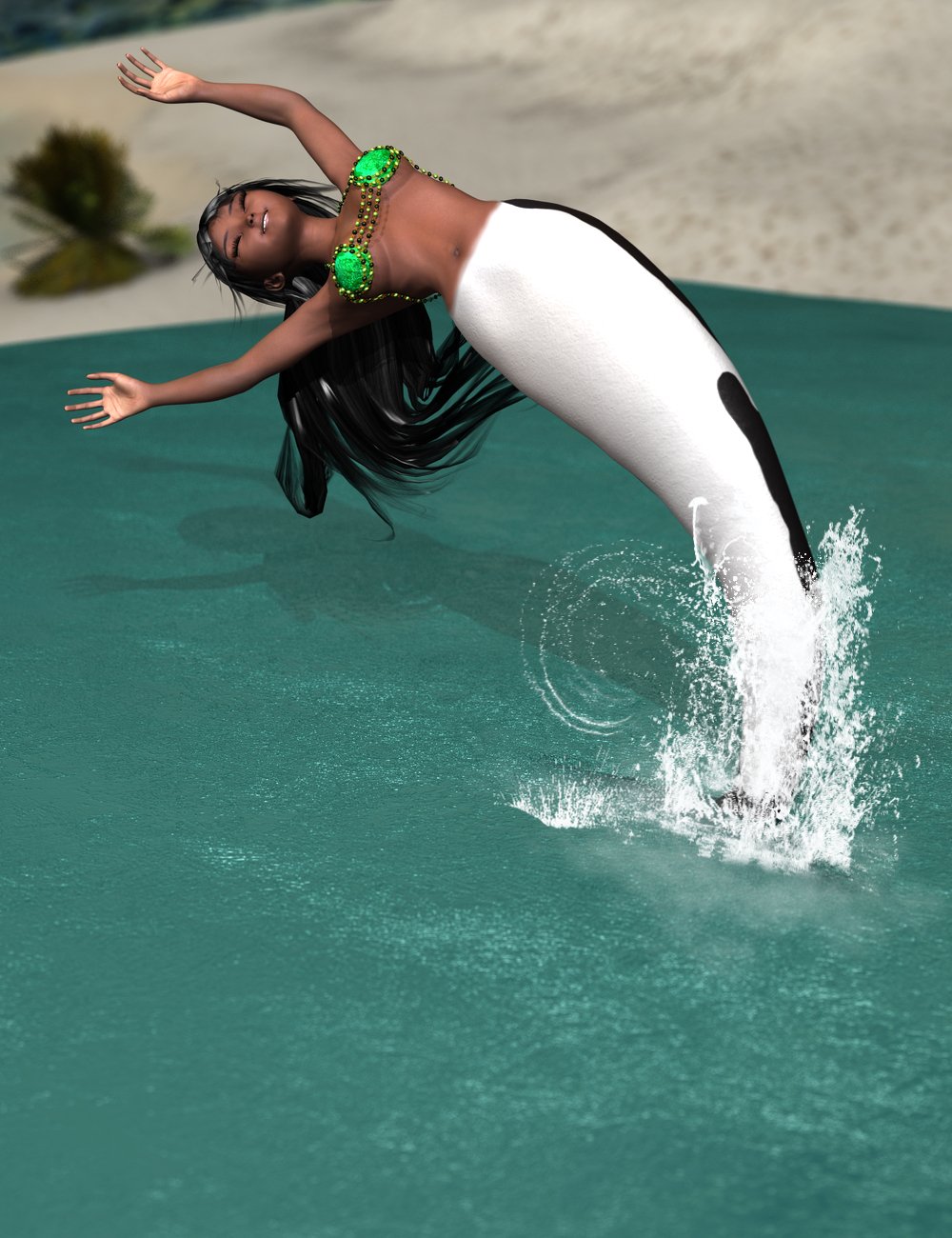 Mermaid Tails Expansion Genesis by: SickleyieldFuseling, 3D Models by Daz 3D