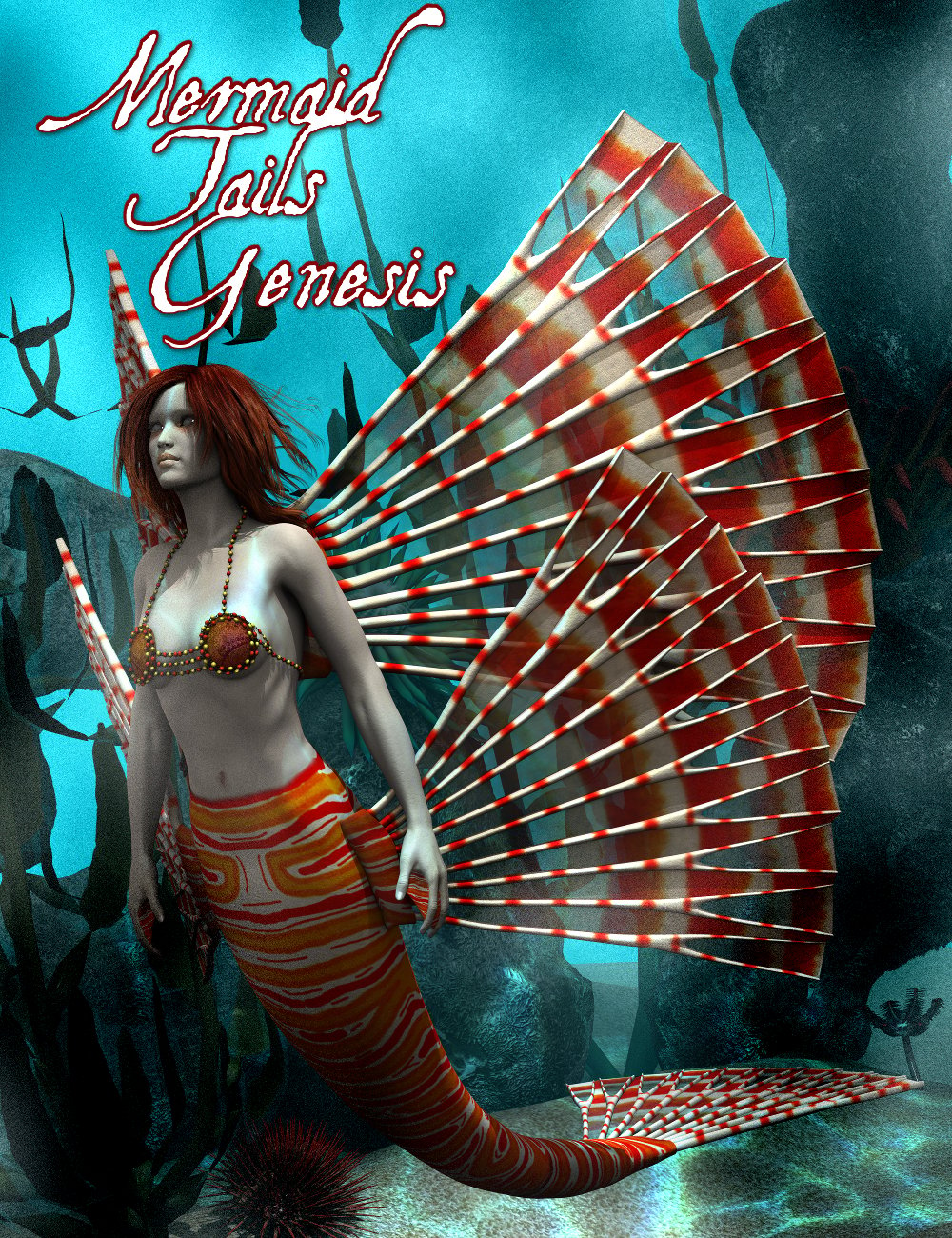 Mermaid Tails Expansion Genesis by: SickleyieldFuseling, 3D Models by Daz 3D