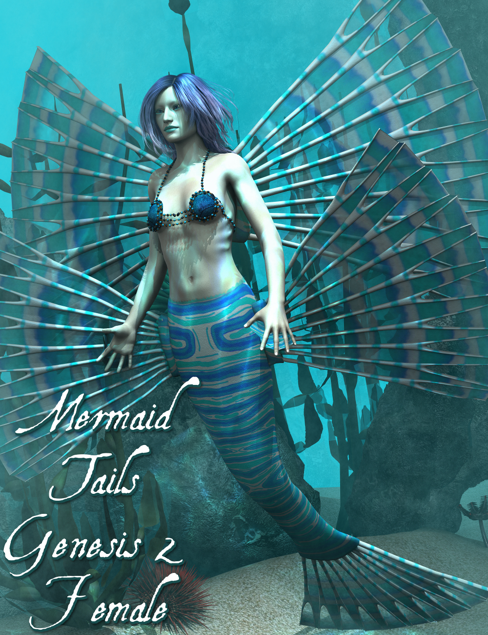 Mermaid Tails Expansion Genesis 2 Female(s) by: SickleyieldFuseling, 3D Models by Daz 3D