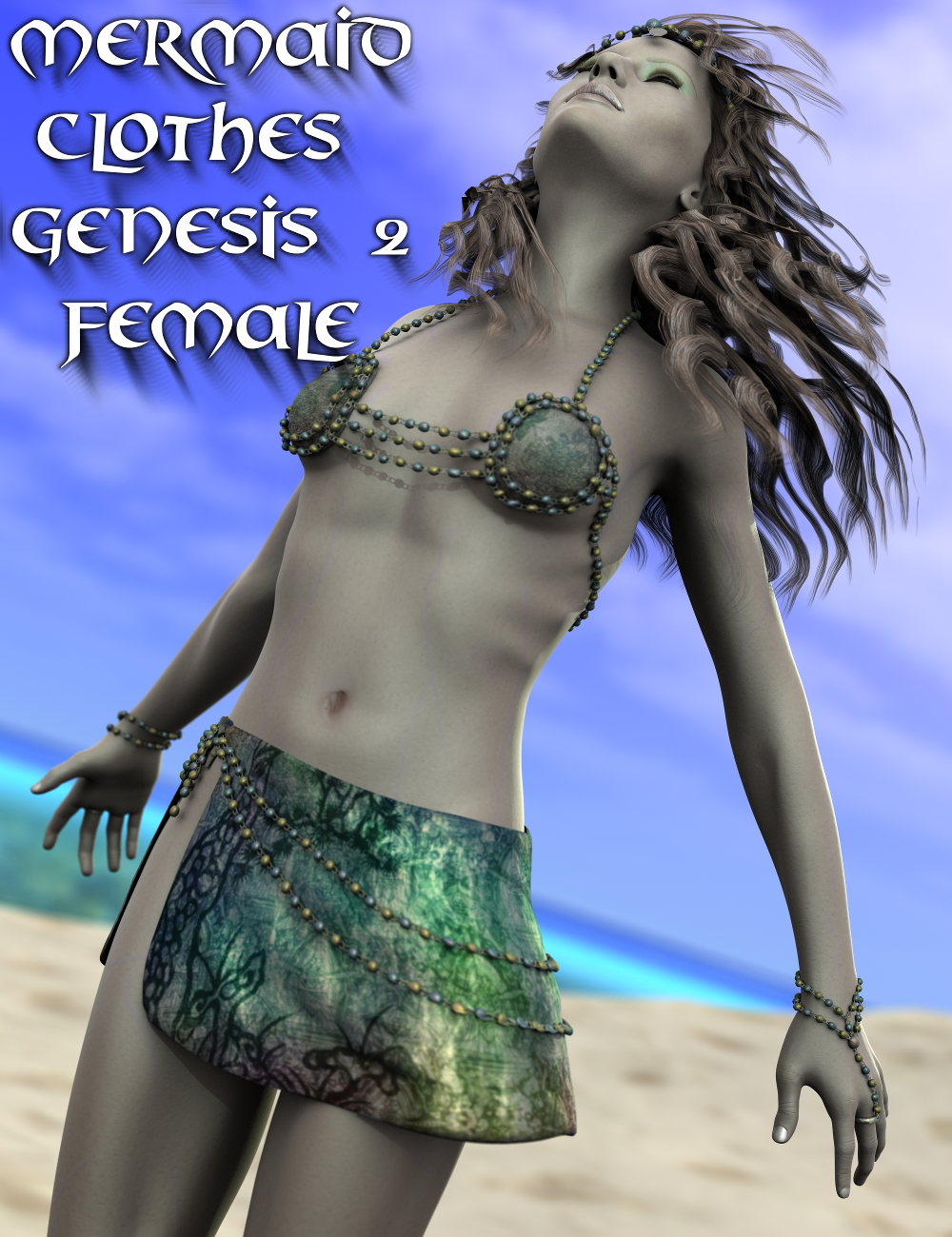 Mermaid Clothes Genesis 2 Female(s) by: SickleyieldFuseling, 3D Models by Daz 3D