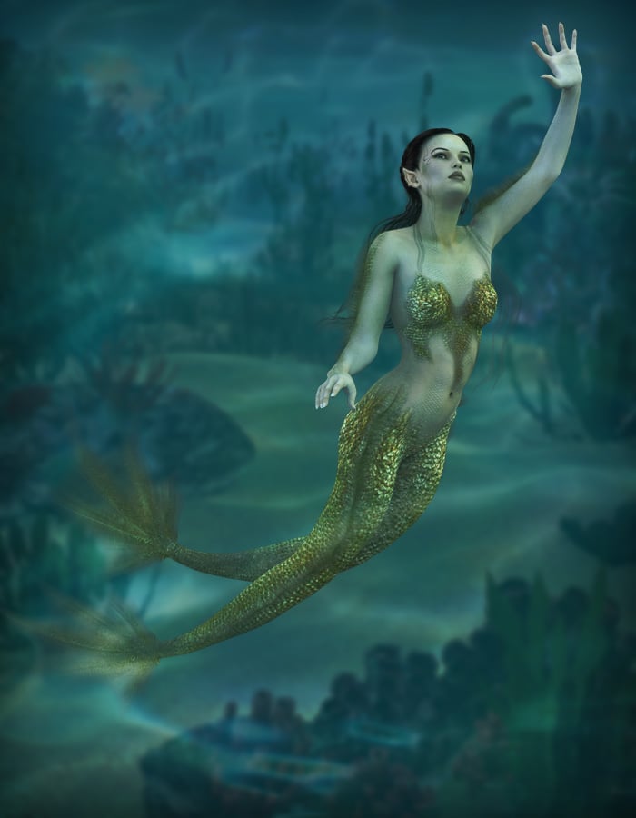 Triton Mertails by: esha, 3D Models by Daz 3D