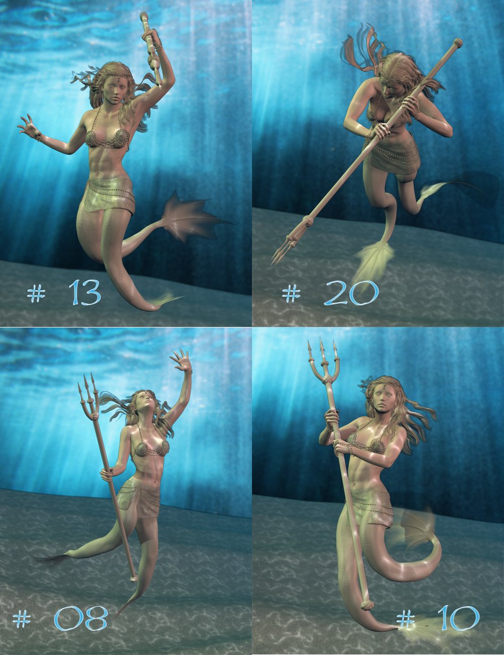 Defenders of the Deep for Triton Mertails Defenders of the Deep for Triton Mertails by: FeralFey, 3D Models by Daz 3D