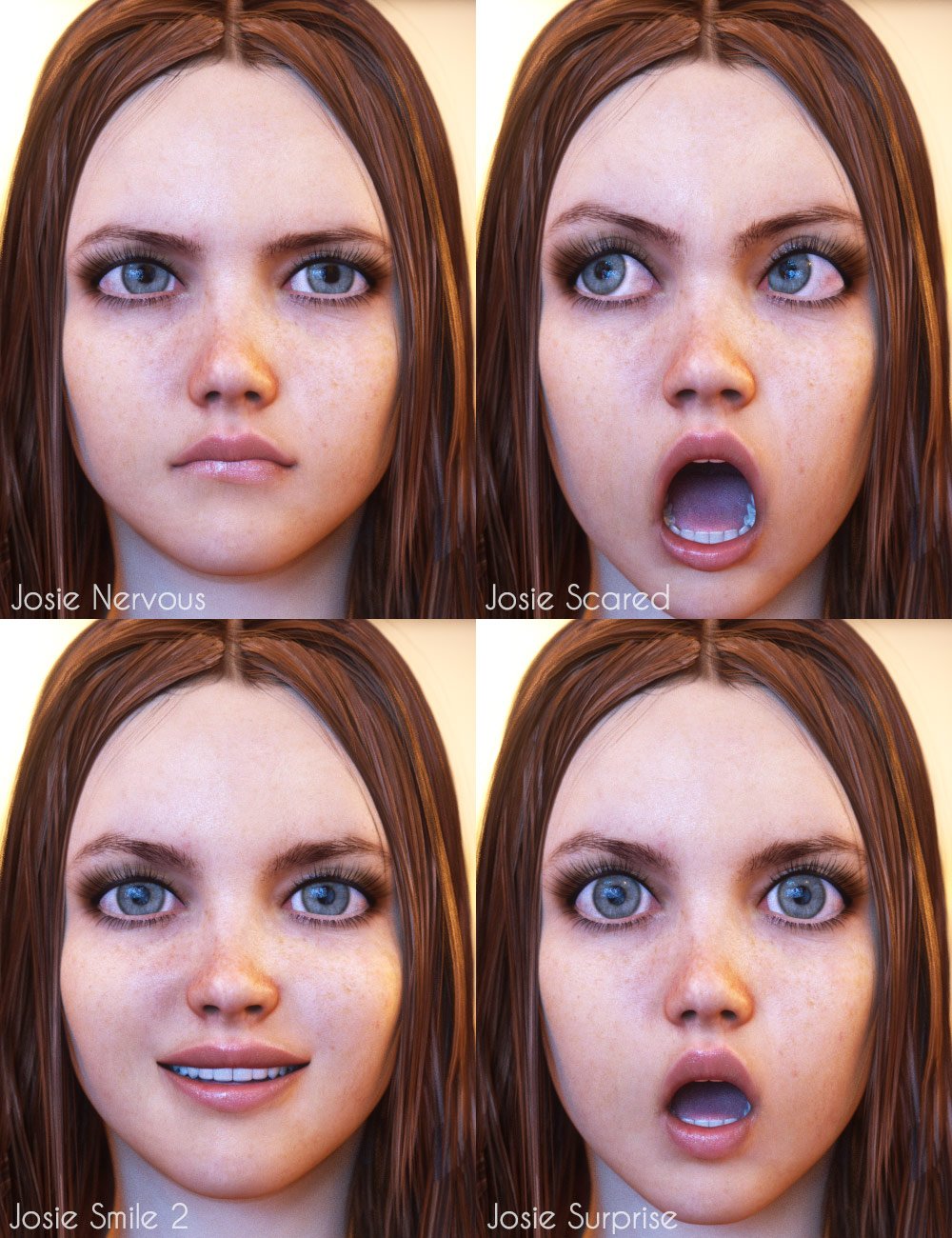 Expressions For Teen Josie Daz 3d