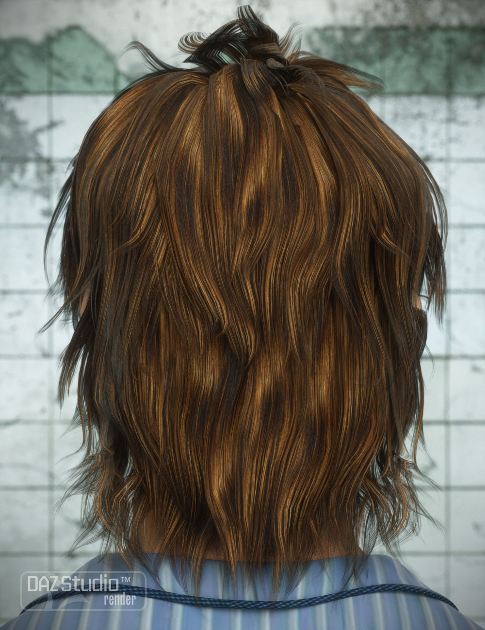 Crazy Locks Male Hair by: goldtassel, 3D Models by Daz 3D