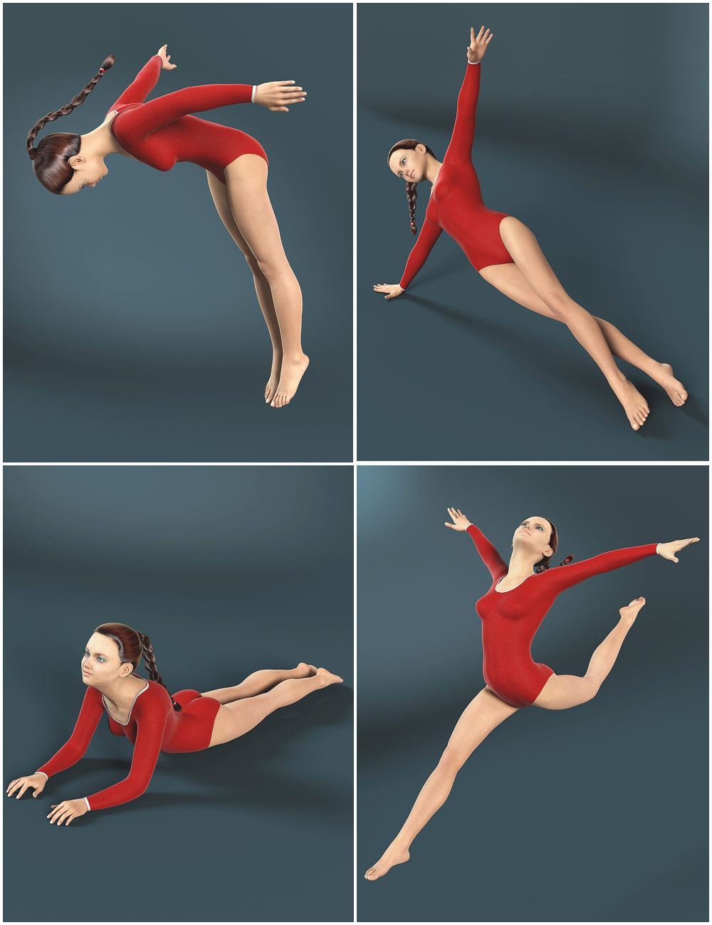Josie Sport Poses by: Muscleman, 3D Models by Daz 3D