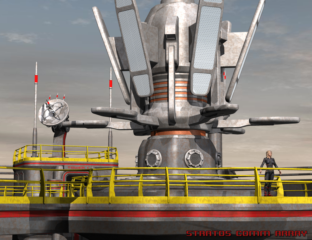 Stratos Comm Array by: Nightshift3D, 3D Models by Daz 3D