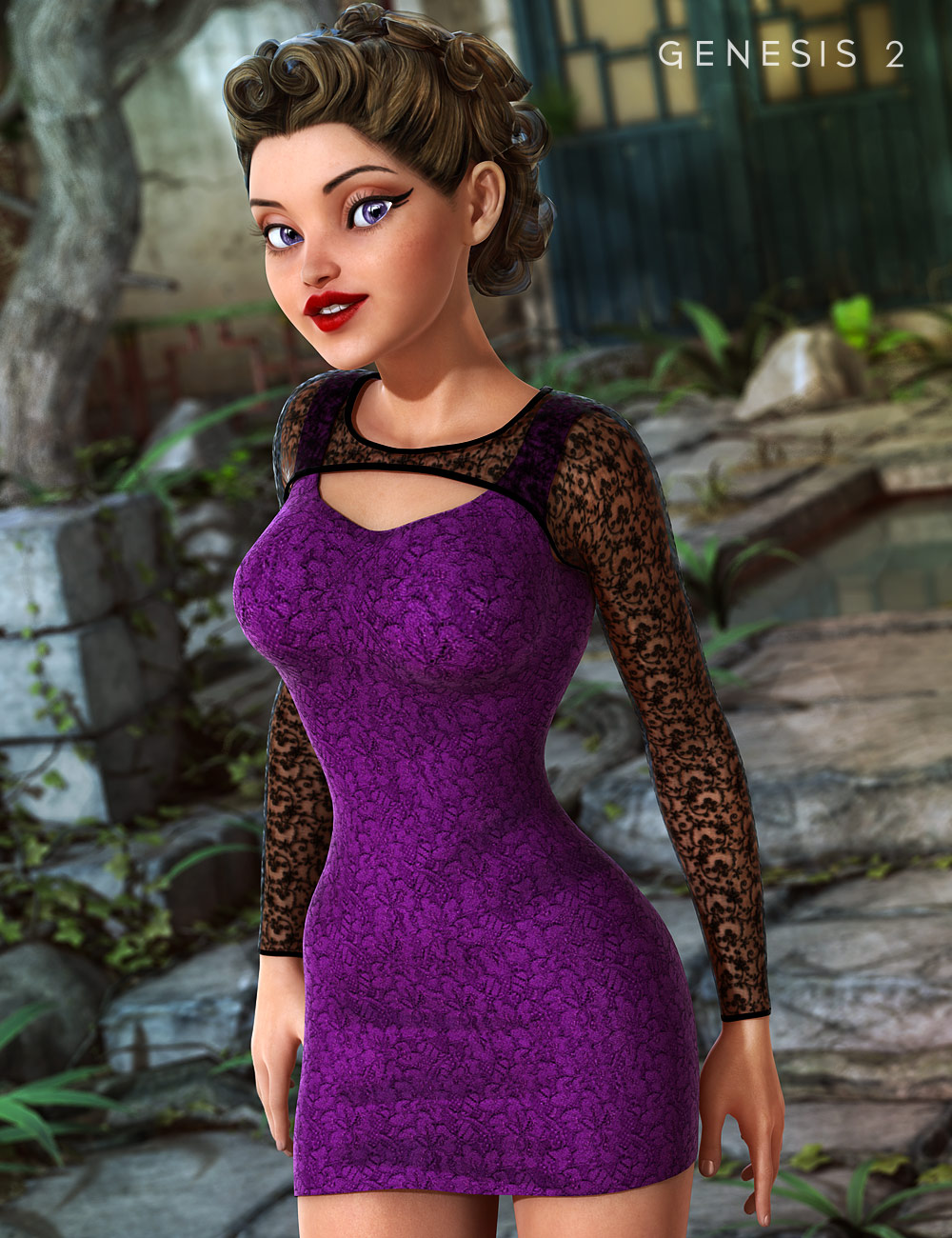 Little Black Dress - Not So Black Add-on by: bucketload3d, 3D Models by Daz 3D
