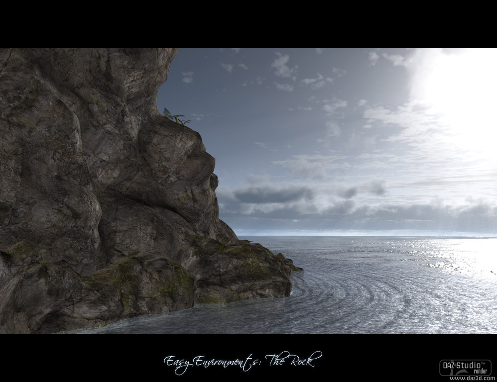 Easy Environments: The Rock by: Flipmode, 3D Models by Daz 3D