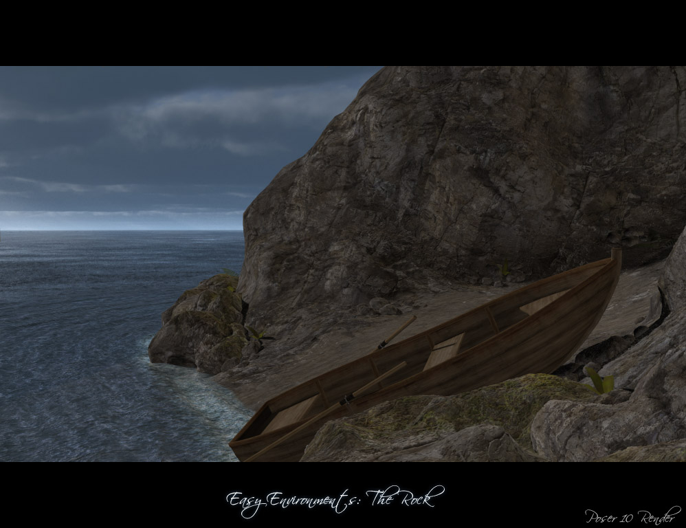 Easy Environments: The Rock by: Flipmode, 3D Models by Daz 3D