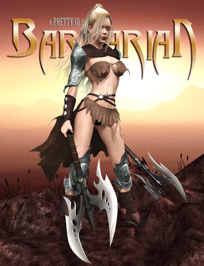 Barbarian by: Pretty3D, 3D Models by Daz 3D