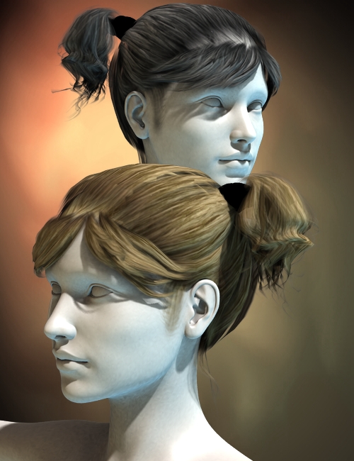 Pretty Tailor Hair by: Neftis3D, 3D Models by Daz 3D