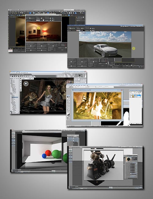3D Light Master 2 - Go Pro by: Dreamlight, 3D Models by Daz 3D