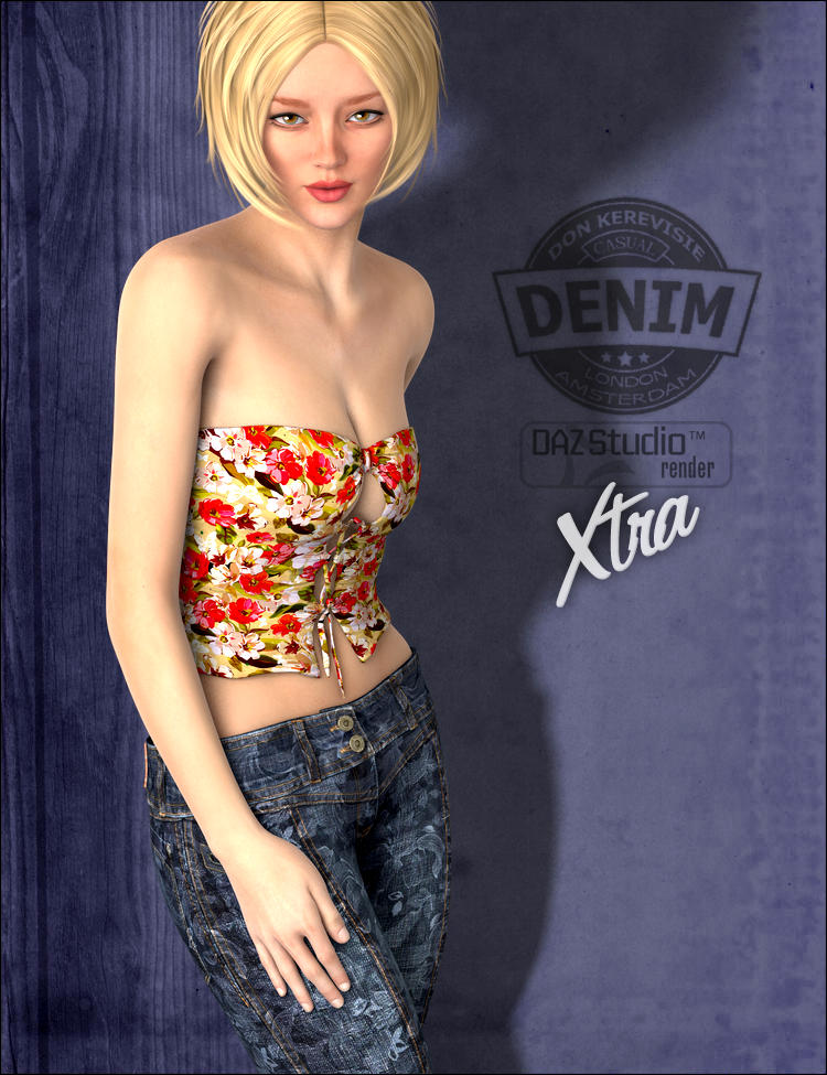 Casual Denim 2 Xtra by: DarkStarBurningMindVision G.D.S., 3D Models by Daz 3D