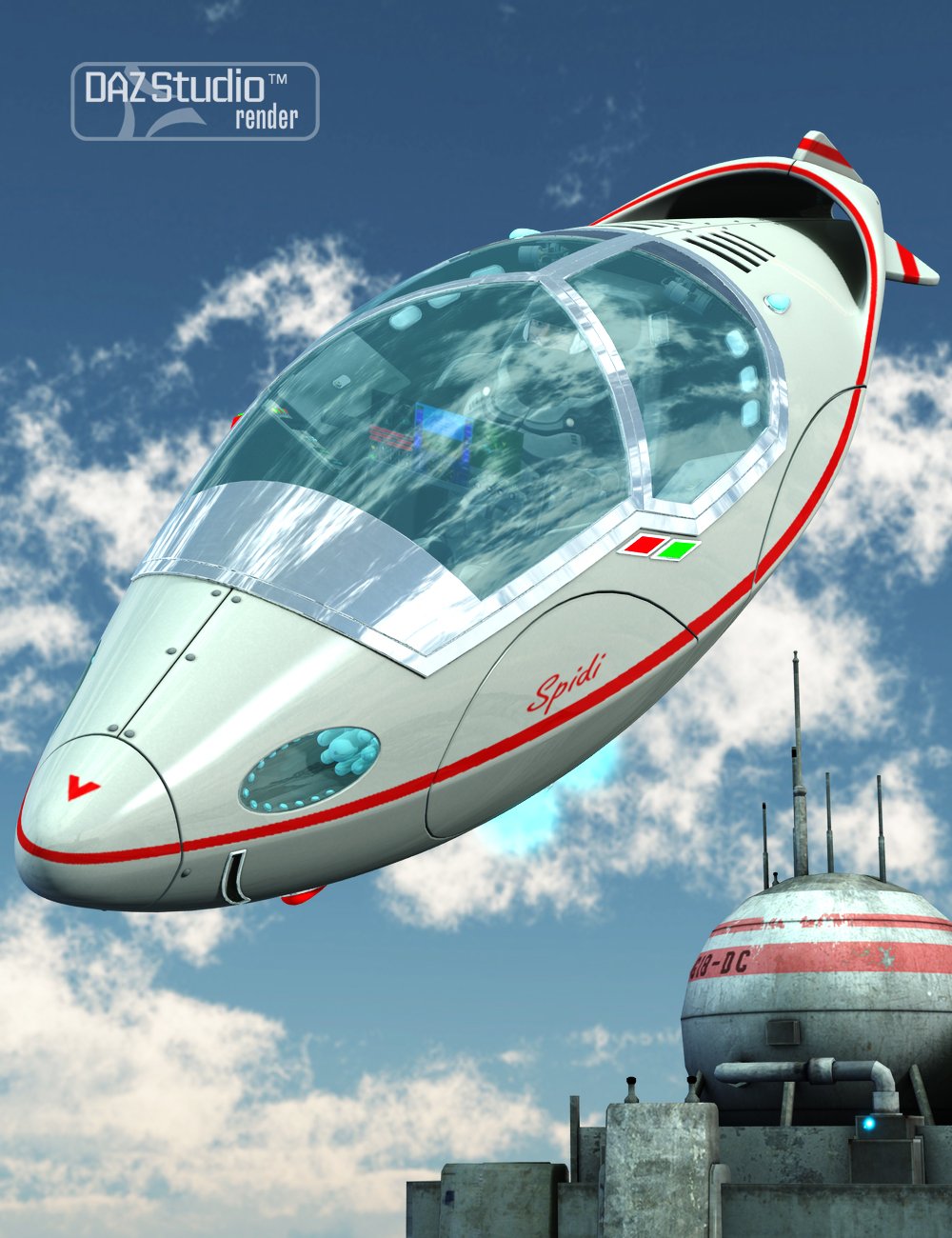 Aircraft Spidi Aircraft Spidi by: petipet, 3D Models by Daz 3D