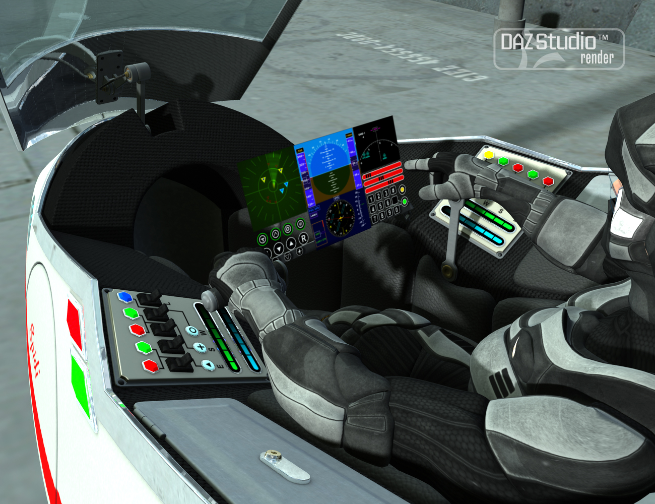 Aircraft Spidi Aircraft Spidi by: petipet, 3D Models by Daz 3D