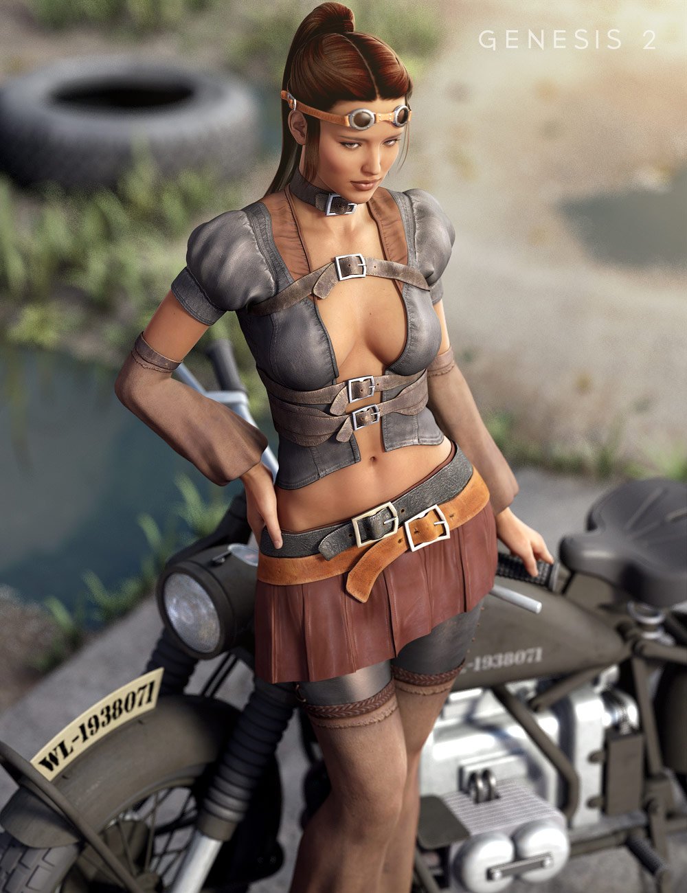 Nomad Wanderer for Genesis 2 Female(s) by: DarkStarBurning, 3D Models by Daz 3D
