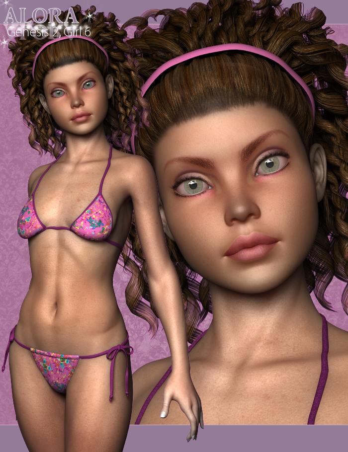 Alora for The Girl 6 by: Hallowed SylphForbiddenWhispersJSGraphics, 3D Models by Daz 3D