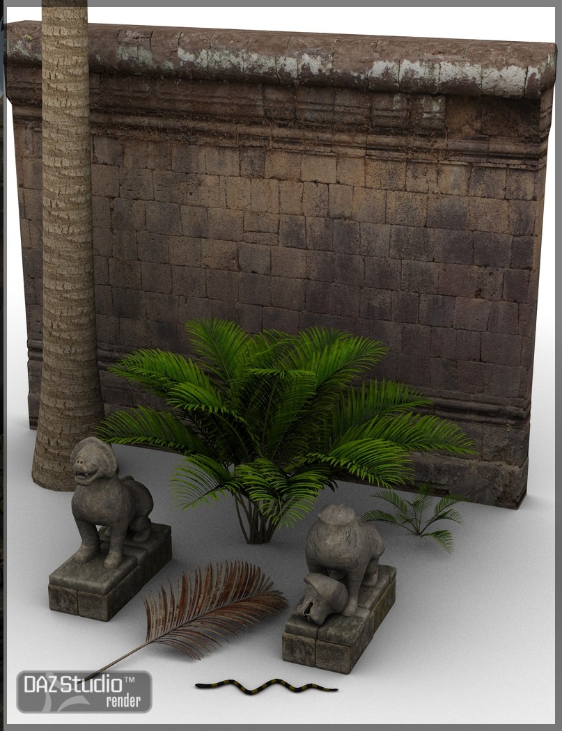 The Ruins of Angkor Wat by: Merlin Studios, 3D Models by Daz 3D