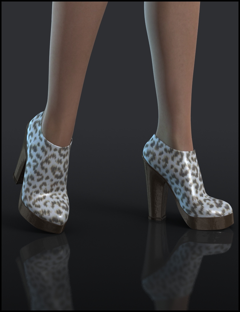 Chunky Boots for Genesis 2 Female(s) by: Xena, 3D Models by Daz 3D