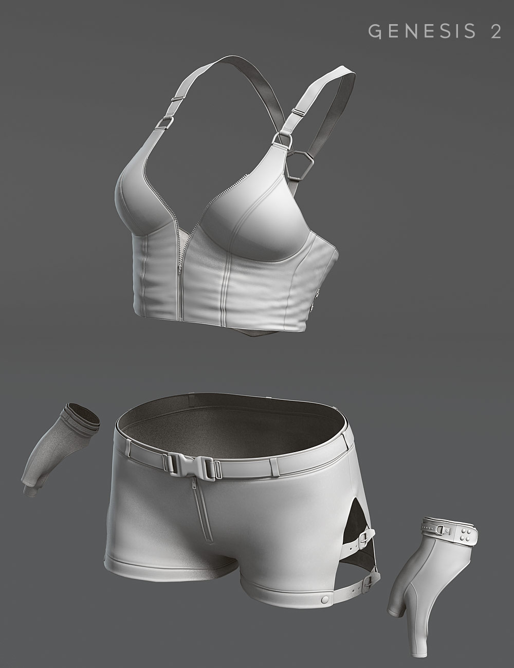 Arrowhead for Genesis 2 Female(s) by: 4blueyes, 3D Models by Daz 3D