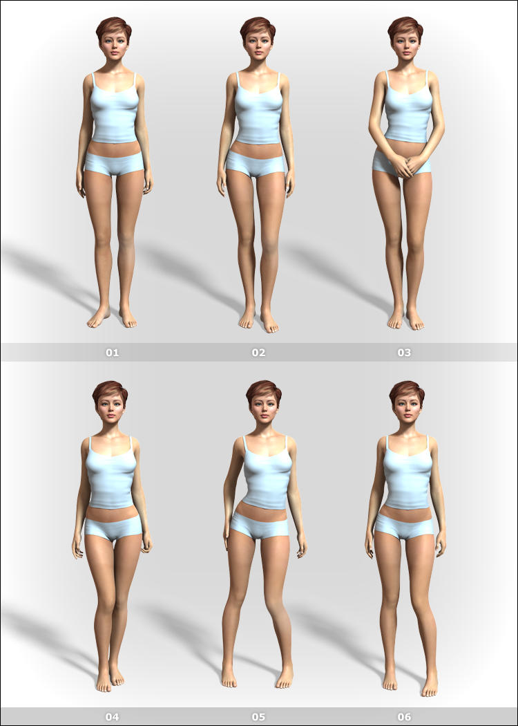 Premium Portrait Poses by: MindVision G.D.S., 3D Models by Daz 3D