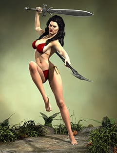 Fantasy Scene and Lights Fantasy Scene and Lights by: DianePredatron, 3D Models by Daz 3D