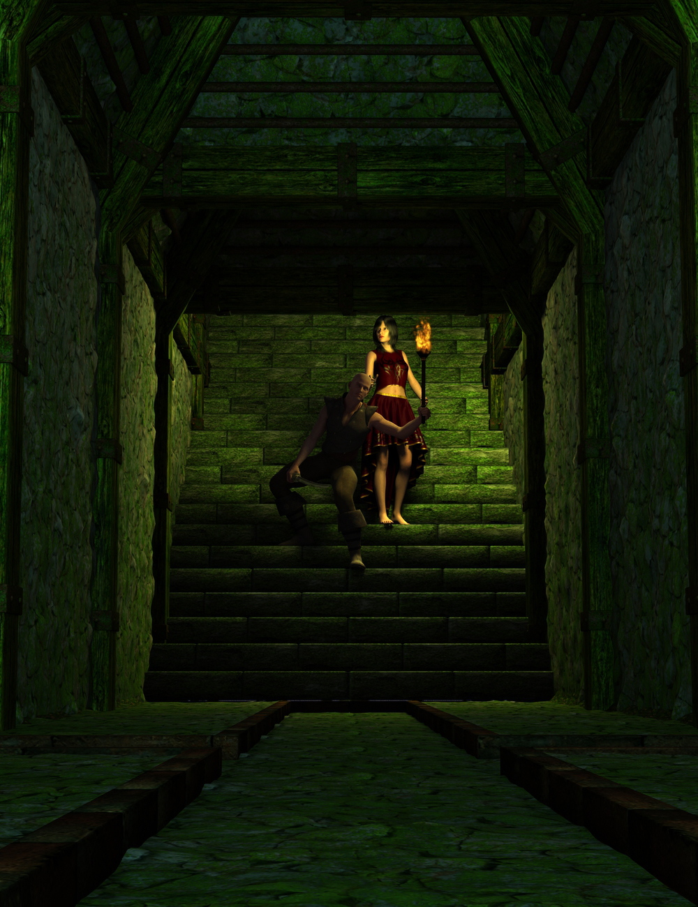 Infinite Dungeon Vertical by: , 3D Models by Daz 3D
