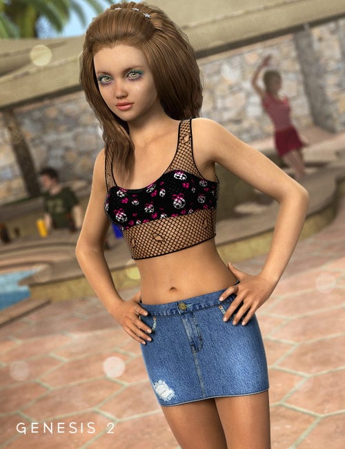 Sneaking Out Clothes for Genesis 2 Female(s)