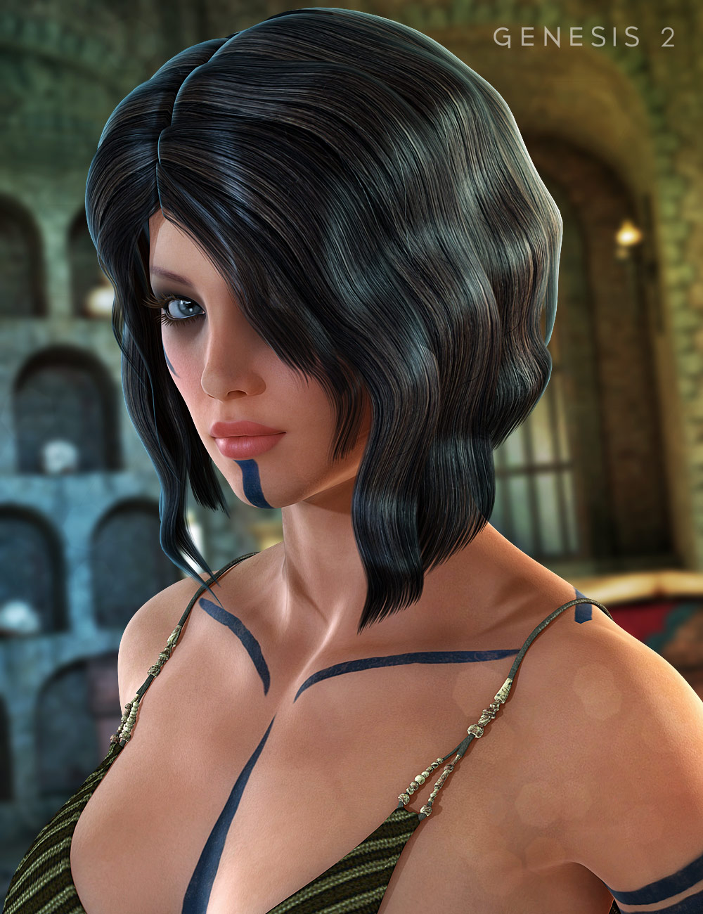 Glider Hair by: 3DCelebrity, 3D Models by Daz 3D