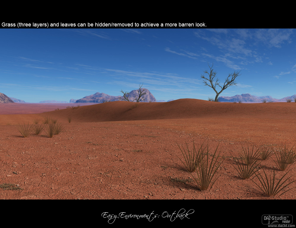 Easy Environments: Outback by: Flipmode, 3D Models by Daz 3D