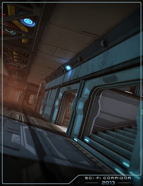 Sci-Fi Corridor 2013 by: , 3D Models by Daz 3D