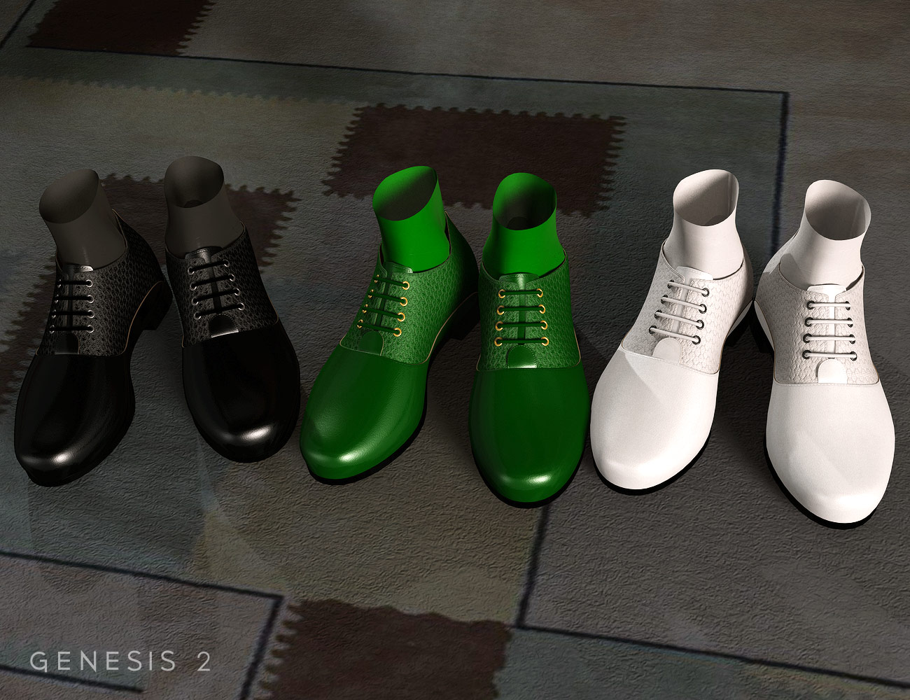 Dress Shoes for Michael 6 by: dx30, 3D Models by Daz 3D