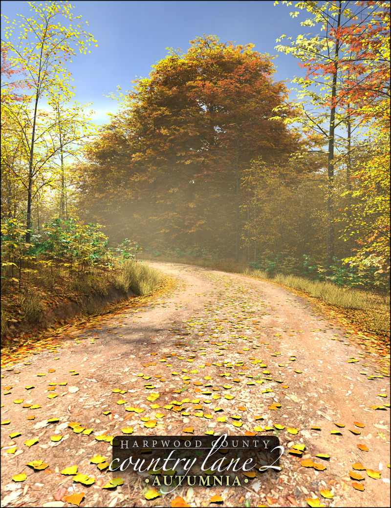 Country Lane 2 - Autumnia Country Lane 2 - Autumnia by: HowieFarkes, 3D Models by Daz 3D