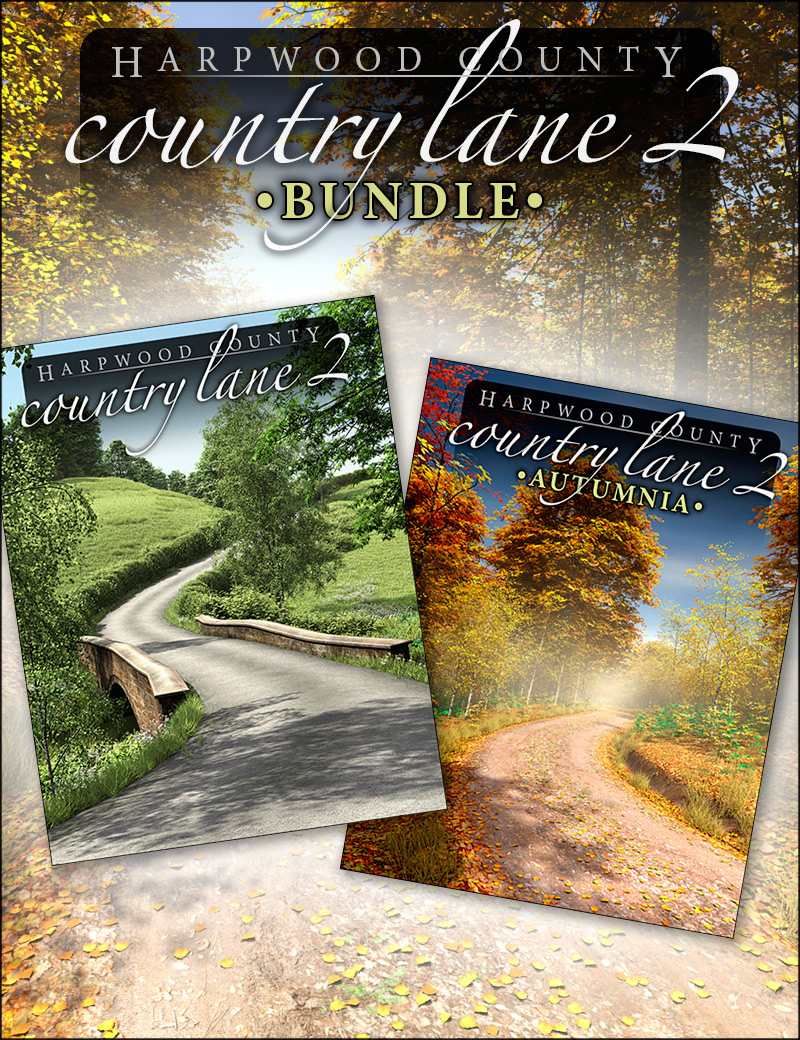 Country Lane 2 - Bundle by: HowieFarkes, 3D Models by Daz 3D