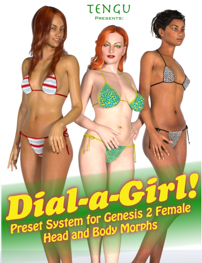 Dial-a-Girl by: Tengu23, 3D Models by Daz 3D