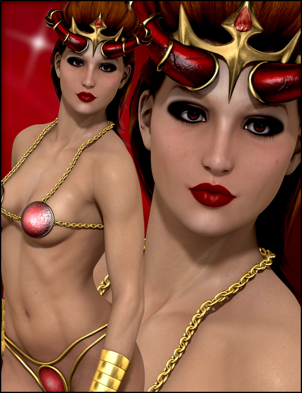 Gabriella for Gia by: ARTCollaborations, 3D Models by Daz 3D