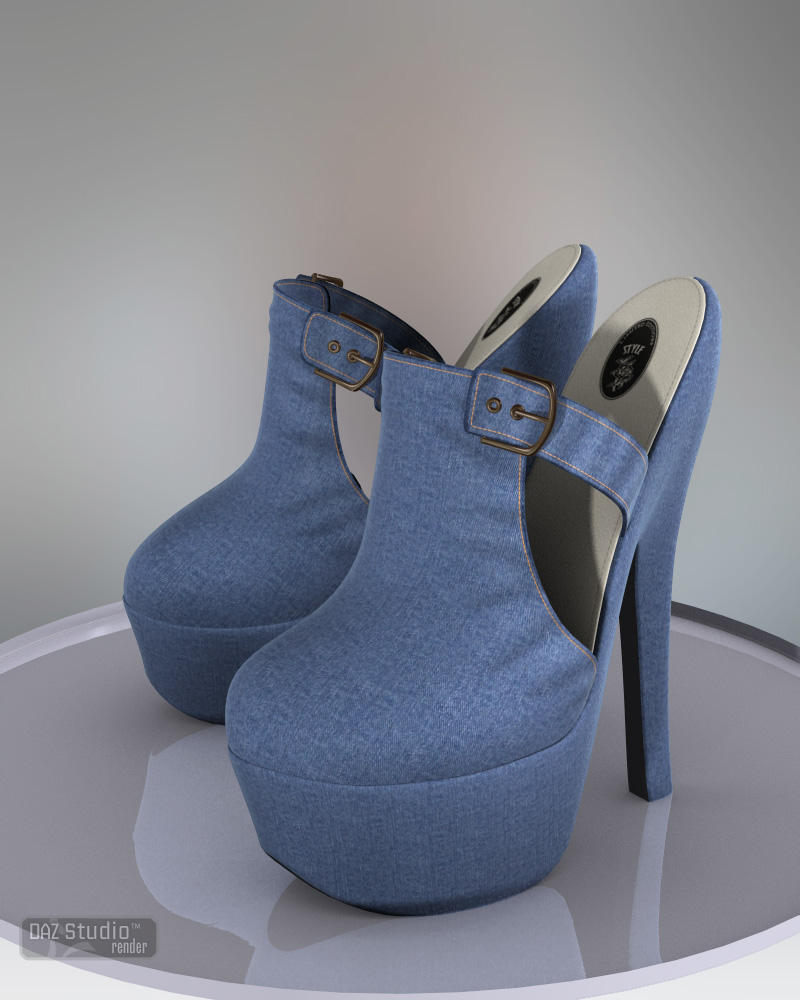 Trendy Platforms for Genesis2 Female(s) by: Lilflame, 3D Models by Daz 3D