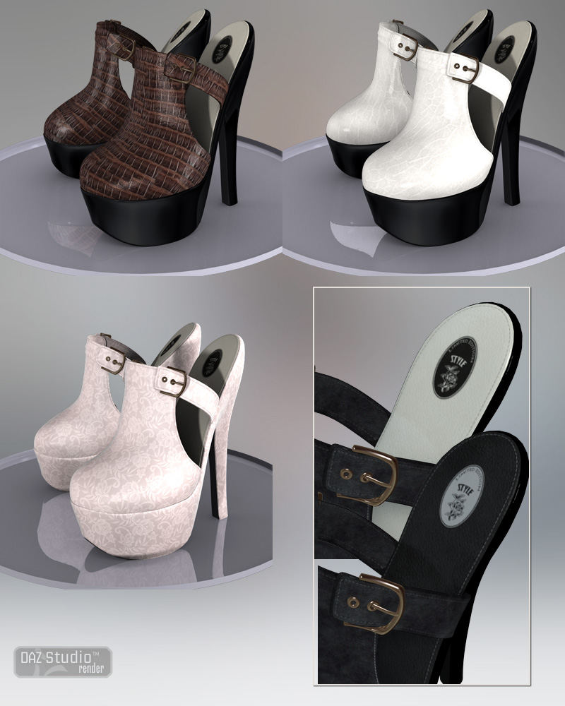 Trendy Platforms for Genesis2 Female(s) Trendy Platforms for Genesis2 Female(s) by: Lilflame, 3D Models by Daz 3D
