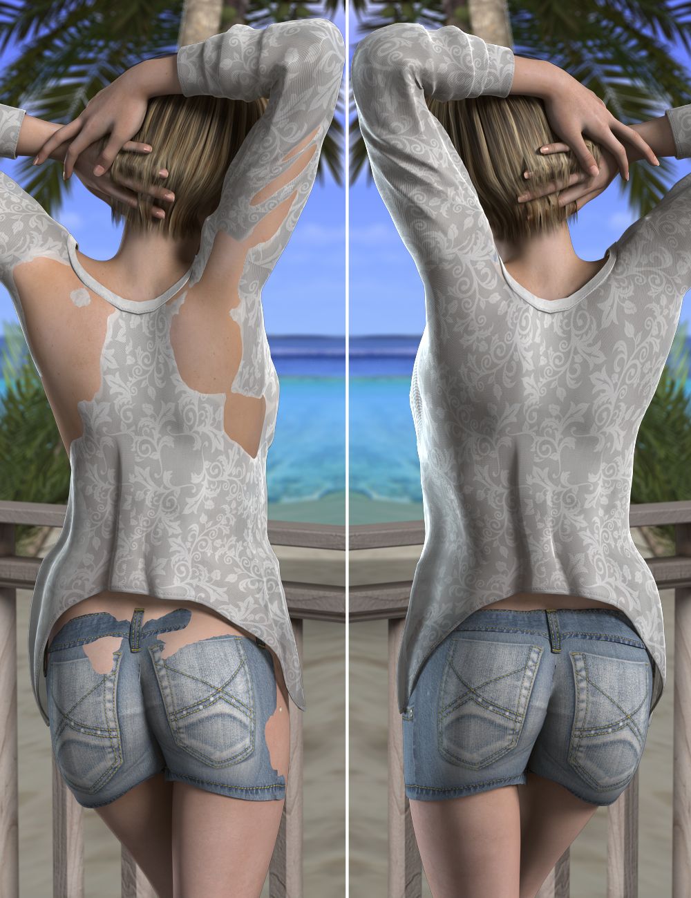 Poke-Away2! for Genesis 2 Female(s) by: xenic101, 3D Models by Daz 3D