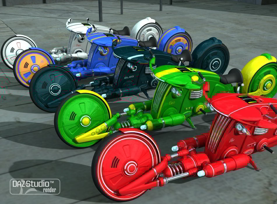 Bike Eleo Bike Eleo by: petipet, 3D Models by Daz 3D