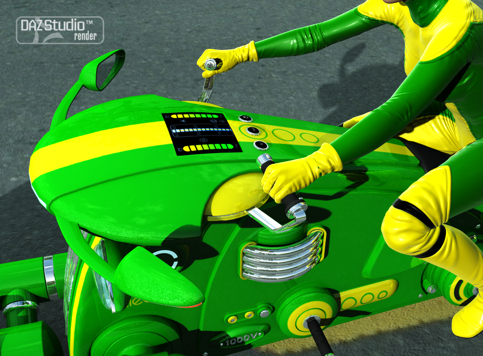 Bike Eleo by: petipet, 3D Models by Daz 3D