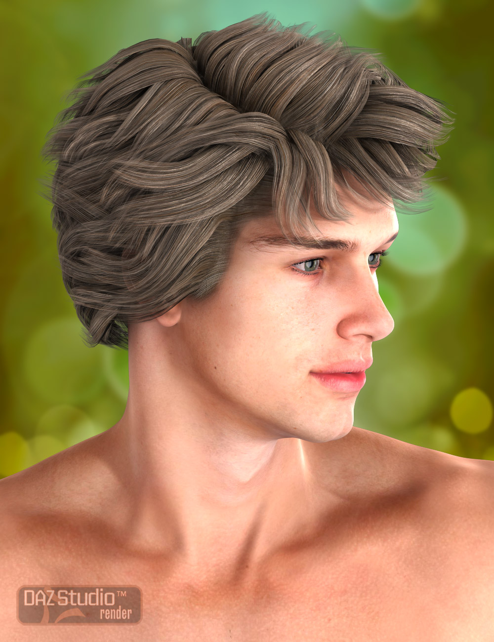 Micah Hair by: AprilYSH, 3D Models by Daz 3D