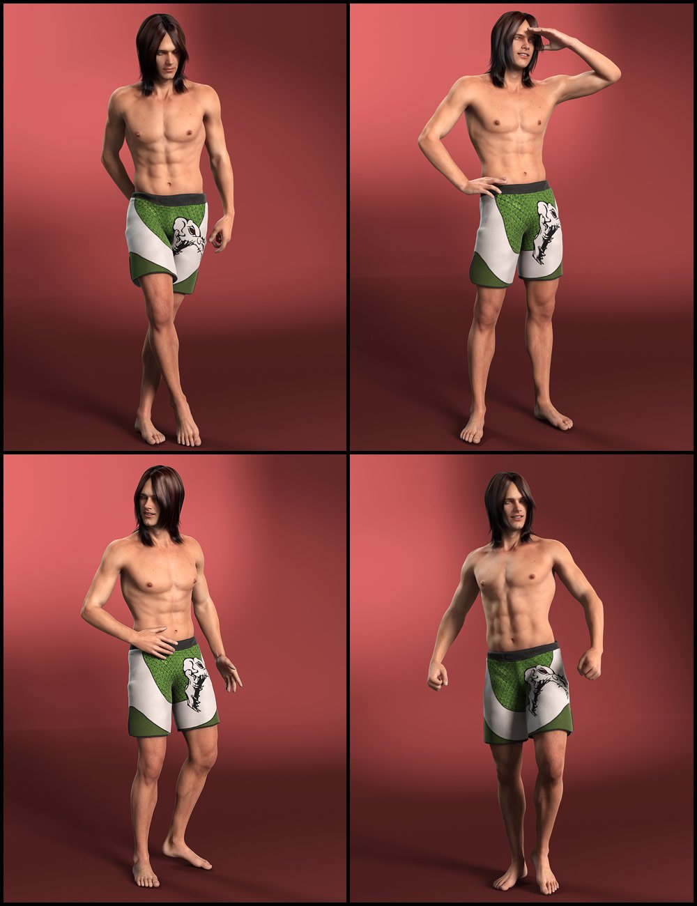 Michael 6 Variety Poses Michael 6 Variety Poses by: Muscleman, 3D Models by Daz 3D