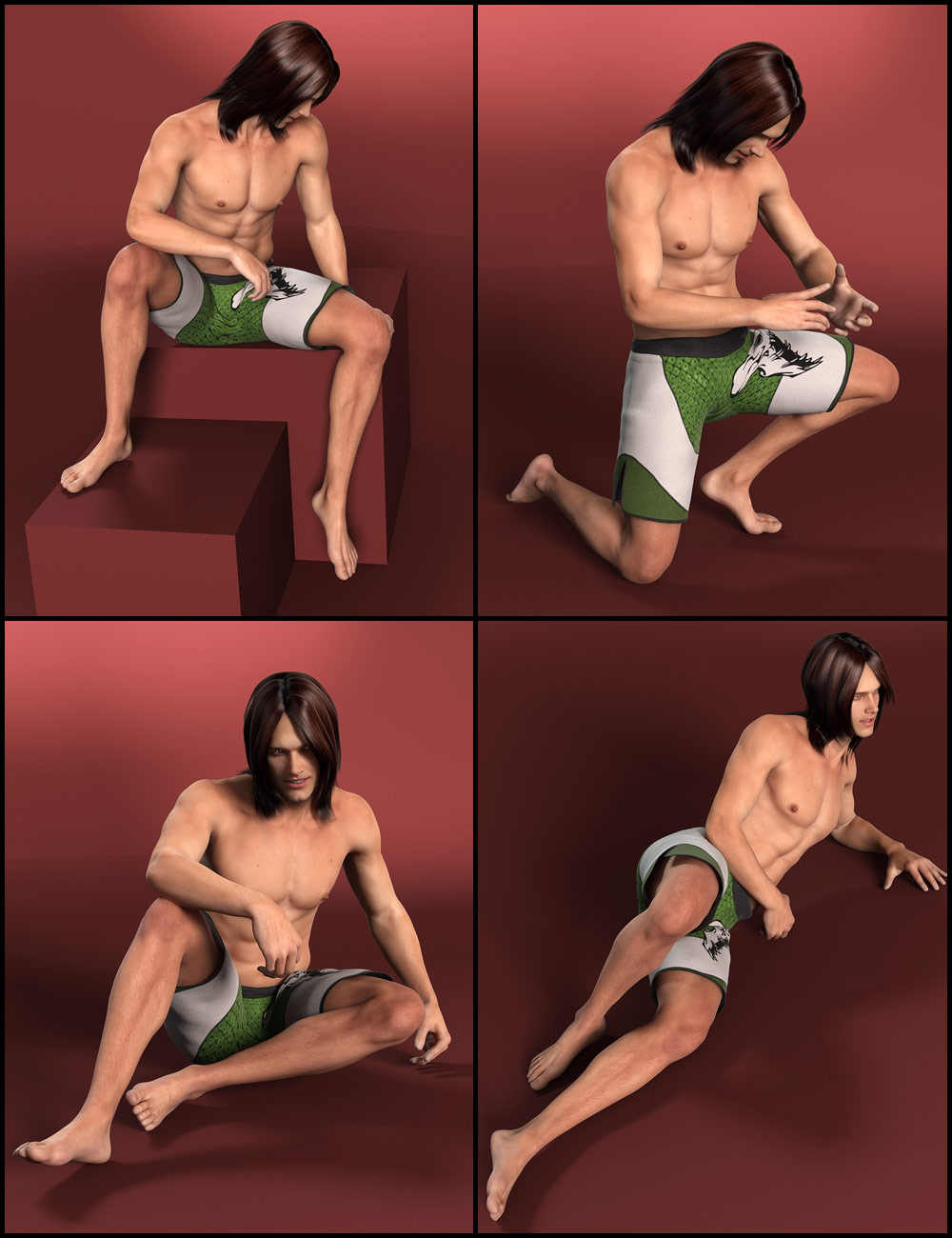 Michael 6 Variety Poses Michael 6 Variety Poses by: Muscleman, 3D Models by Daz 3D