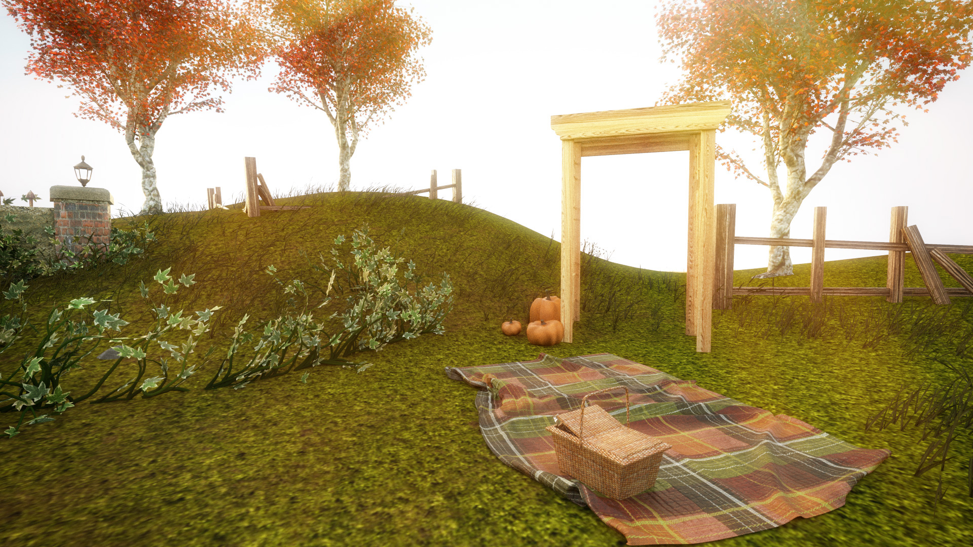 Autumn Picnic by: , 3D Models by Daz 3D